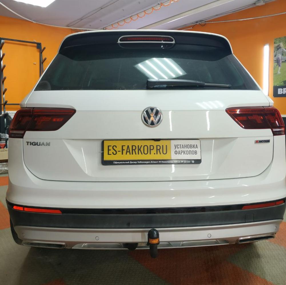 Фаркоп Volkswagen Tiguan AD1 (SUV) 2017->>> AvtoS VW 35