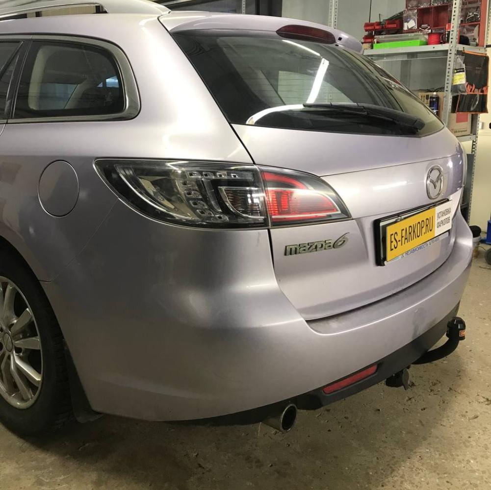 Фаркоп Mazda 6 GH (Sedan/LB/SW) 2007-2012 Bosal (Oris) 4528-A