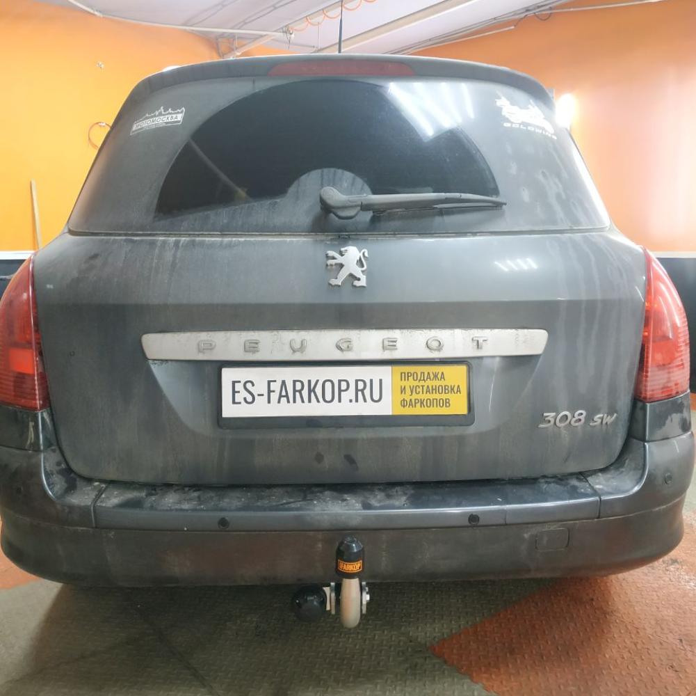 Фаркоп Peugeot 308 T7 (HB/SW/Roadster) 2007-2015 Galia P041A