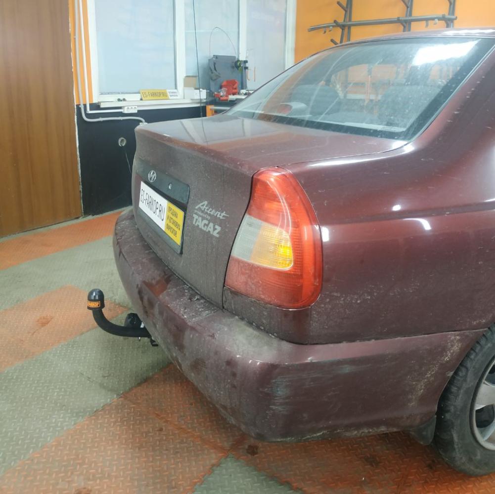 Фаркоп Hyundai Accent MC (Sedan/HB) 2006-2010 Bosal (Oris) 4221-A