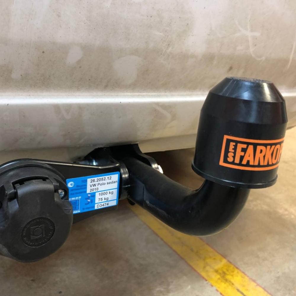 Фаркоп Volkswagen Polo Mk5 (Sedan) 2008-2020 Baltex 26205212