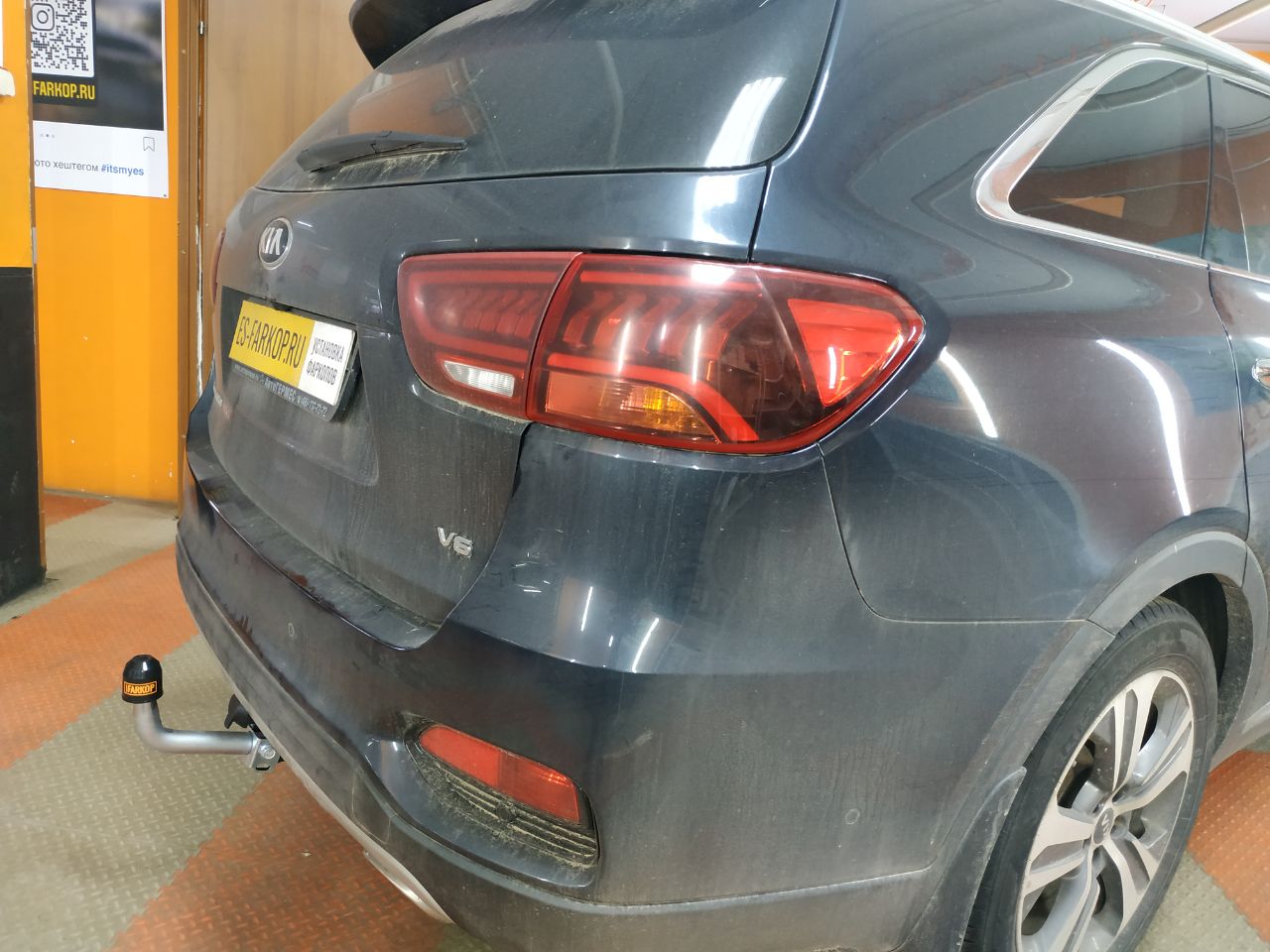 Фаркоп KIA Sorento Prime UM (SUV) 2014-2020 Motodor 91006-A