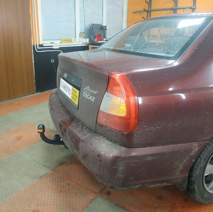Фаркоп Hyundai Accent MC (Sedan/HB) 2006-2010 Bosal (Oris) 4221-A