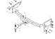 Фаркоп Bizon FA 0560-E(A-K) Toyota Grand Highlander 2023-