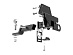 Фаркоп FarkopRos T23.07E Toyota Land Cruiser Prado 120 2002-2009 Toyota Land Cruiser Prado 150 2009- Lexus GX (460/470) 2009-2015/ 2002-2009